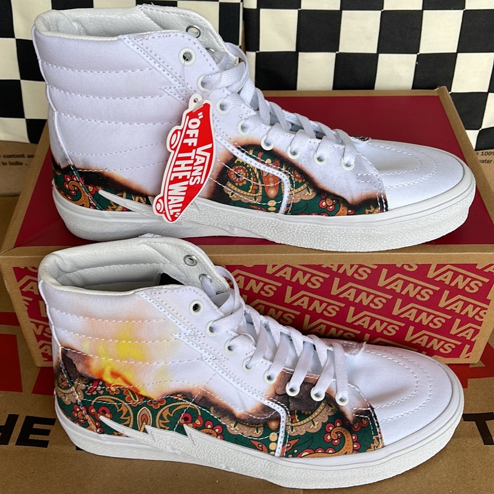 Vans Sk8-Hi Bolt Big Reveal True White/P WMNS sneakers - Picture 4 of 16